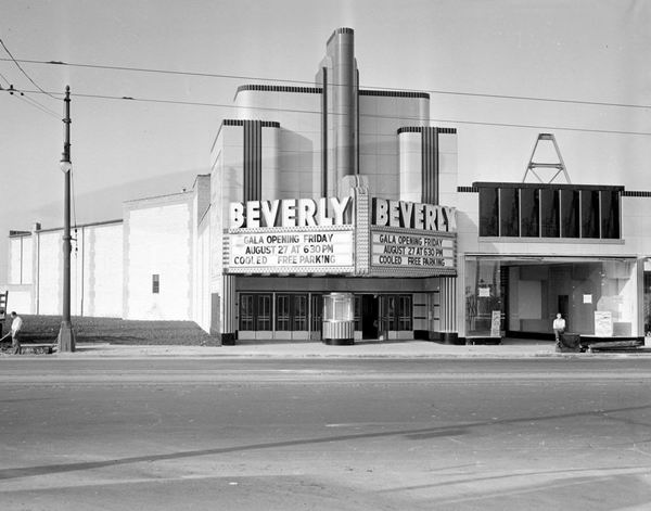 Beverly Theatre - Old Photo From Wayne State Library